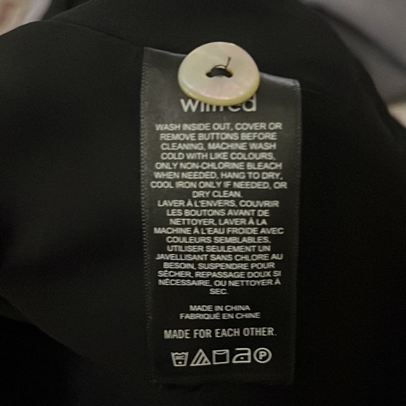 ✨New✨ Aritzia Wilfred polka dot button front dress - Picture 7 of 7